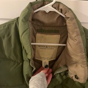 Ralph Lauren Denim&Supply Green Puffer